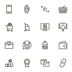 Line icon set