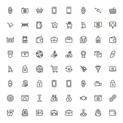 Line icon set