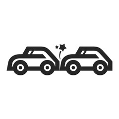 Outline Icon - Car crash