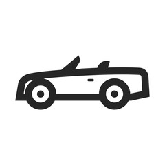 Outline Icon - Sport car convertible