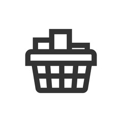 Outline Icon - Shopping basket