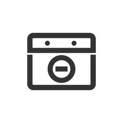 Outline Icon - Unavailable label