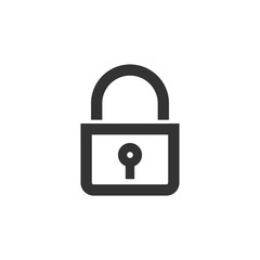 Outline Icon - Padlock