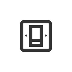 Outline Icon - Electric switch