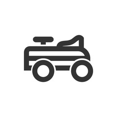 Outline Icon - Toy car