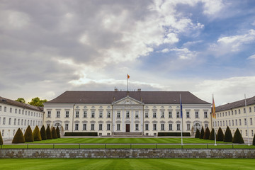 Fototapeta na wymiar Berlin Germany, city skyline at Bellevue Palace