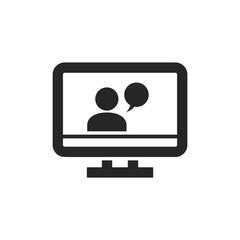 Outline Icon - Webinar