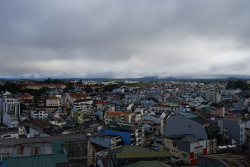 the city of DaLat in Vietnam