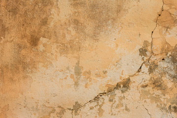 Texture of a concrete wall with cracks and scratches which can be used as a background