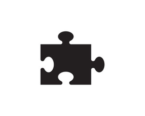 Puzzle vector icon template