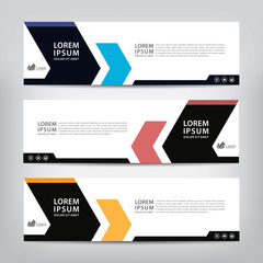modern design, web banner template, vector illustration