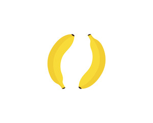 Banana Logo Template vector