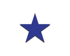 Obraz premium Star logo template vector icon illustration