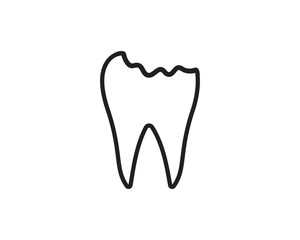 Dental care logo and symbols template