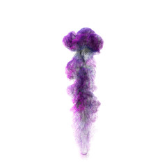 Colored smoke, fur, concept background