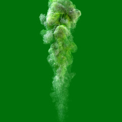 Colored smoke, fur, concept background