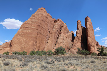 Broken Arch Trail im Arches Nationalpark. Utah. USA
