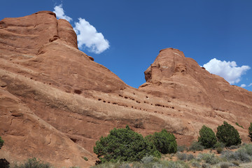 Felsformationen im Arches Nationalpark. Utah. USA