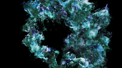 Fototapeta premium Grunge, vintage, multicolored, comet, smoke, fog, liquid, ink,