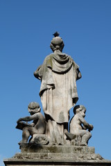 Fototapeta na wymiar statue of neptune in rome italy