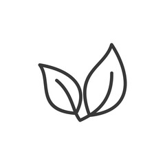 Leaf Nature icon template black color editable. Leaf Nature symbol vector sign isolated on white background. Simple logo vector illustration for graphic and web design.