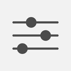 Filter icon isolated on white background. Vector illustration.