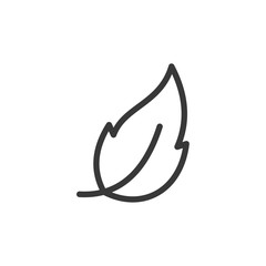 Leaf Nature icon template black color editable. Leaf Nature symbol vector sign isolated on white background. Simple logo vector illustration for graphic and web design.