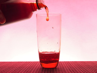 glass of red wine