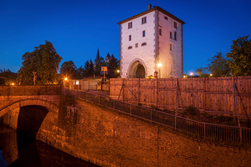 Fototapeta premium Old Lahn Bridge in Limburg