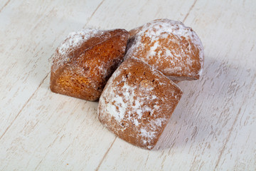 Delicious baked muffins