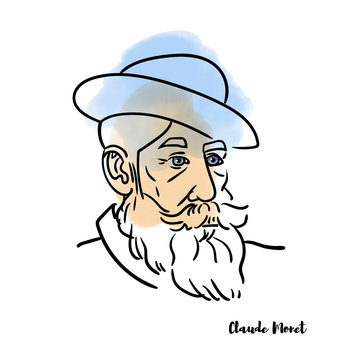 Claude Monet Portrait