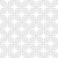 Abstract square seamless pattern. Fashion graphic background design. Modern abstract texture. Monochrome template for prints, textiles, wrapping, fabric, wallpaper, etc. Vector illustration.