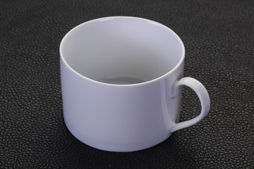 Empty ceramic cup