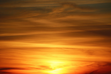 adorable sunset over the Baltic sea