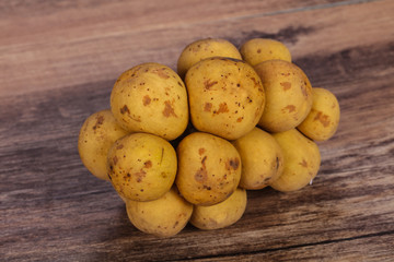 Sweet tasty tropical fruit Langsat