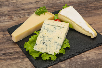 Cheese triangle mix - gorgonzola, brie, parmesan