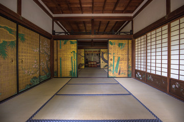 Kyoto - May 30, 2019: Daikakuji Buddhist temple in Kyoto, Japan