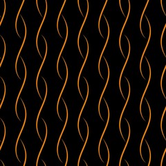 Wavy line seamless pattern. Fashion graphic background design. Modern stylish abstract texture. Colorful template for prints, textiles, wrapping, wallpaper, website etc. Vector illustration.