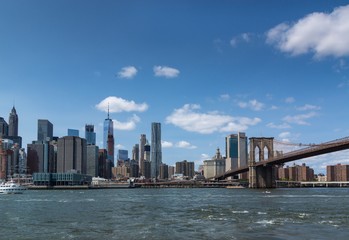 Fototapeta na wymiar Brooklyn Bridge Manhattan New York City