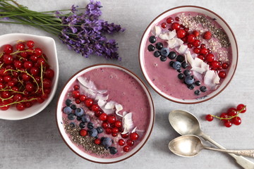 Smoothie bowl.