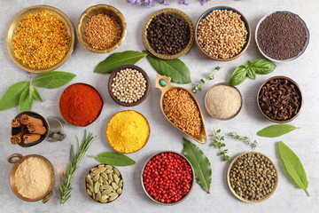 Herbs and spices.