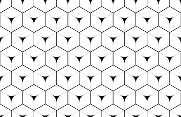 The geometric pattern with lines. Seamless vector background. White and black texture. Graphic modern pattern. Simple lattice graphic design