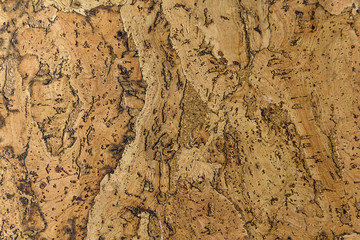 brown textured cork - closeup