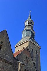 Fototapeta na wymiar Quakenbrück: St.-Sylvester-Kirche (1235, Niedersachsen