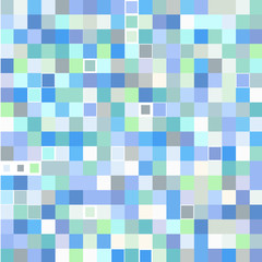 Mosaic of  colorful squares 