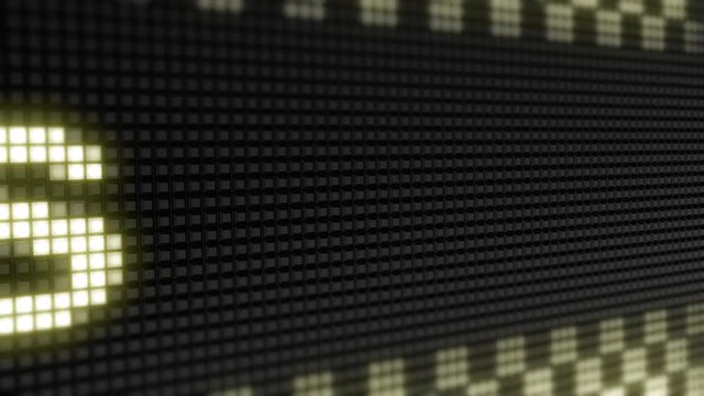 " News " in the Screen. Looping footage has 4K Resolution with Encoder Prores 4444. Great Quality.