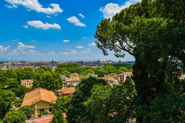 Blick auf die ewige Stadt Rom 