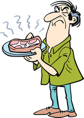 rotten piece of meat 
