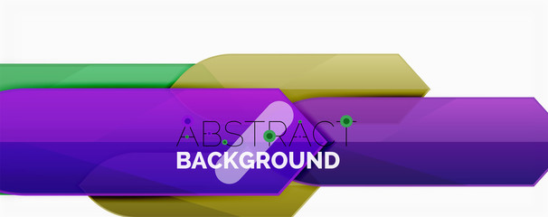 Obraz premium Abstract color lines dynamic background, modern material design style