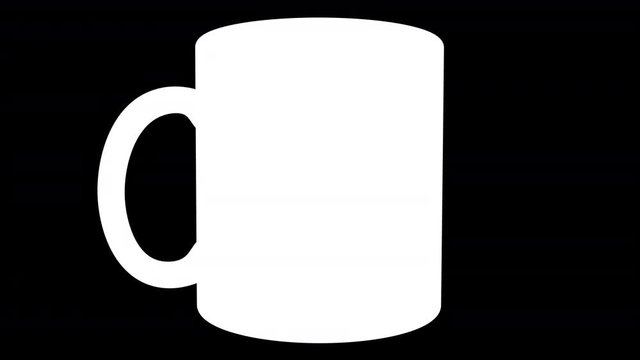 The Mug. Loopinf footage with encoder Prores 4444 and alpha channel included.